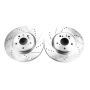 PowerStop JBR1750XPR PowerStop Evolution Performance Drilled, Slotted & Plated Brake Rotor Pair