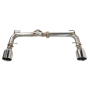 Remark RO-TSZ8-D 2022+ Subaru BRZ/Toyota GR86 Axle Back Exhaust w/Stainless Steel Double Wall Tip
