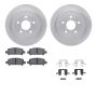 Dynamic Friction 6512-13076 Rotor Kit
