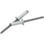 ALLSTAR PERFORMANCE ALL18105 Sm Hd Rivet Silver 250pk