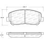 Stoptech 308.16403 Street Brake Pads - Rear