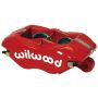 Wilwood 120-12502-RD Caliper-Forged Dynalite-Red 1.75in Pistons 1.10in Disc