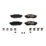 PowerStop 17-1879 PowerStop - Z17 Low-Dust Ceramic Brake Pads with Hardware
