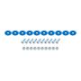 ALLSTAR PERFORMANCE ALL18683 Countersunk Bolt Kit Blue 10pk