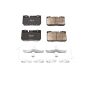 PowerStop 17-665 PowerStop - Z17 Low-Dust Ceramic Brake Pads with Hardware