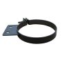 PYPES PERFORMANCE EXHAUST PYPHSC007B Black Stack Clamp Stain less 7in