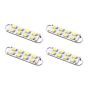 Diode Dynamics DD0102Q 44mm SML8 LED Bulb - Cool - White Set of 4