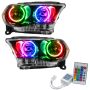 Oracle Lighting 7102-504 SMD Pre-Assembled Headlights, Halogen, Black Bezel, ColorSHIFT(tm) - Simple