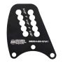 WEHRS MACHINE WEHWM200-4-500-187-B-1 Top Link Plate Q/C Rear- End Dbl Slot 1/2in Holes