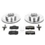 PowerStop K1150 Z23 Daily Driver Carbon-Fiber Ceramic Brake Pad and Drilled & Slotted Rotor Kit