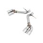 AWE Tuning 3020-42067 16-19 Chevrolet Camaro SS Axle-back Exhaust - Track Edition (Quad Chrome Silver Tips)