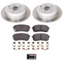 PowerStop SC5920 Semi-Coated Rotor and Low-Dust Ceramic Brake Pad Kit