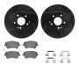 Dynamic Friction 8612-63059 Rotor Kit