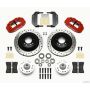 Wilwood 140-12272-DR Narrow Superlite 6R Front Hub & 1PC Rtr Kit 12.88in Dril -Red Magnum Force Drop Spindle