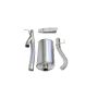 CORSA Performance 24296 Corsa 2003-2006 Chevrolet Silverado Crew Cab/Short Bed 2500 6.0L V8 Polished Sport Cat-Back Exhaust