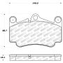 Stoptech 309.09160 Performance Brake Pads