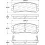 Stoptech 308.03831 Street Brake Pads