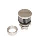 MOROSO MOR68852 Valve Cover Breather Kit U-Weld - Aluminum