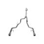 CORSA Performance 21185 Corsa 2021-2024 2023 Ford F-150 SuperCrew/5.5ft Bed 3.5L V6 Sport Cat-Back Dual Rear Exit-Polished