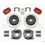 Wilwood 140-13664-DR Dynapro Lug Mount P/S Park Brake Kit Drilled Red Big Ford New 2.38in Off Bronco 5 x 5.50