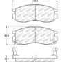 StopTech Street Touring 4/89-99 Mitsubishi Eclipse GST Front Brake Pads