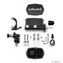 Wilwood 261-14961-BK Compact Tandem M/C - 7/8in Bore - w/Bracket and Valve (Pushrod) - Black