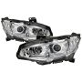 SPYDER 5086082 Projector Headlight W/ LED Sequential Turn Signal Lights - Chrome