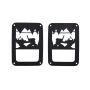 Kentrol 07-18 Jeep Wrangler JK Heritage Taillight Guard- Textured Black