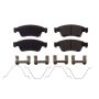 PowerStop 17-1287 PowerStop - Z17 Low-Dust Ceramic Brake Pads with Hardware