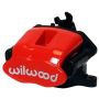 Wilwood 120-10112-RD Caliper-Combination Parking Brake-L/H-Red 41mm piston .81in Disc
