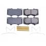 PowerStop 17-976B PowerStop - Z17 Low-Dust Ceramic Brake Pads with Hardware