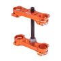 XTrig 501220600501 21-23 GasGas MC 65/ Husqvarna TC 65/ KTM 65 SX ROCS Tech Clamp Offset 22 mm. - Orange