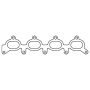 Cometic Gasket C14030-018 Cometic Mazda BP-ZE .018in AFM Intake Manifold Gasket