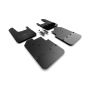Rally Armor MF94-BLK-MBK Black Mud Flap/Metallic Black Logo