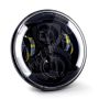 Letric Lighting 7in Intgrd W/Swtchbk T/S Blk