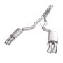 Stainless Works M18CBXPC 18+ Ford Mustang GT Redline X-Pipe Performance Connect Cat-Back Exhaust