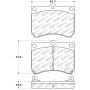 Stoptech 305.04730 Street Select Brake Pads - Front/Rear