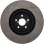 StopTech Power Slot 04 STi Front Left SportStop Slotted Rotor
