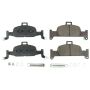 PowerStop 17-1897 PowerStop - Z17 Low-Dust Ceramic Brake Pads with Hardware