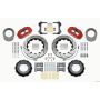 Wilwood 140-13330-DR Narrow Superlite 4R Front Hat Kit 14.00in Drill Red 76-77 Ford Bronco Dana 44 w/Lines