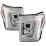 SPYDER 5087881 High-Power LED Module ( Low Beam ) Equipped Headlights - Version 2 - Chrome