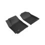 3D MAXpider 2018-2020 Kia Rio/Rio 5-Door Kagu 1st Row Floormat - Black