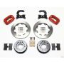 Wilwood 140-2114-R Forged Dynalite P/S Rear Kit Red Big Ford 2.54in Offset