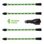 XKGLOW XK041004-G XK Glow Single Color  UnderglowLED Accent Light Car/Truck Kit Green - 4x8In