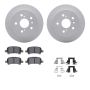 Dynamic Friction 4512-76131 Rotor Kit