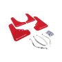 Rally Armor MF25-UR-RD/WH Red Mud Flap/White Logo