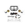 Diode Dynamics DD7862 14-18 Polaris RZR XP Stage Series LED Grille Kit - Pro Yellow Fog