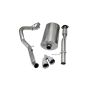 Corsa Performance 14914 3.0in. Cat-Back Single Side Exit with Twin 4.0in. Polished Pro-Series Tips