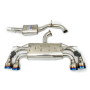 Invidia HS17GFR753V4RT 18-21 Volkswagen Golf MK7.5 Valved Q300 Rolled Titanium Tip Cat-Back Exhaust