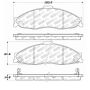 Stoptech 308.07490 Street Touring Brake Pads